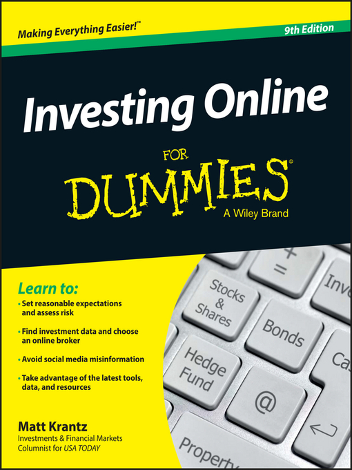 Title details for Investing Online For Dummies by Matthew Krantz - Available